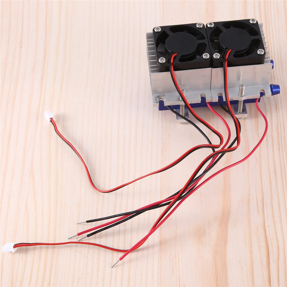 12V Semiconductor A/C Cooling System DIY Kit Thermoelectric Peltier-K8673-