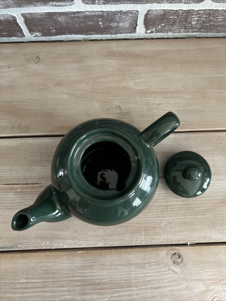 Crown Stoneware, Hunter Green Teapot