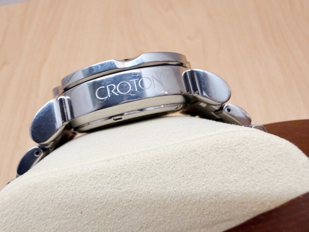 Croton Grey Vortex Pineapple SW200 Automatic Movement Dive Watch