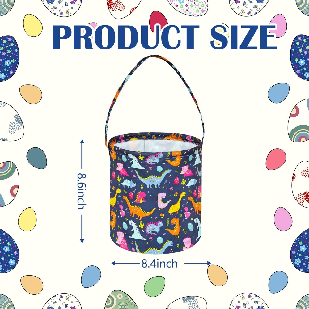 DUYIY Easter Basket,Easter Bunny Basket,Easter Eggs Gift Basket, Storage Bask...