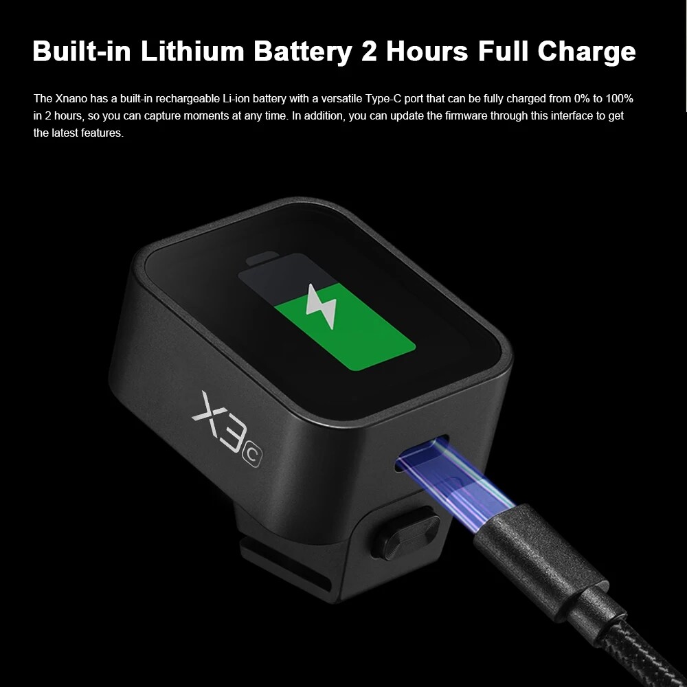 Godox X3-N 2.4G TTL HSS OLED Screen Flash Trigger Transmitter for Nikon Camera