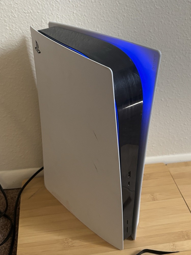 Sony PS5 Bundle, 2 Controllers, Charging Dock & Game Drive