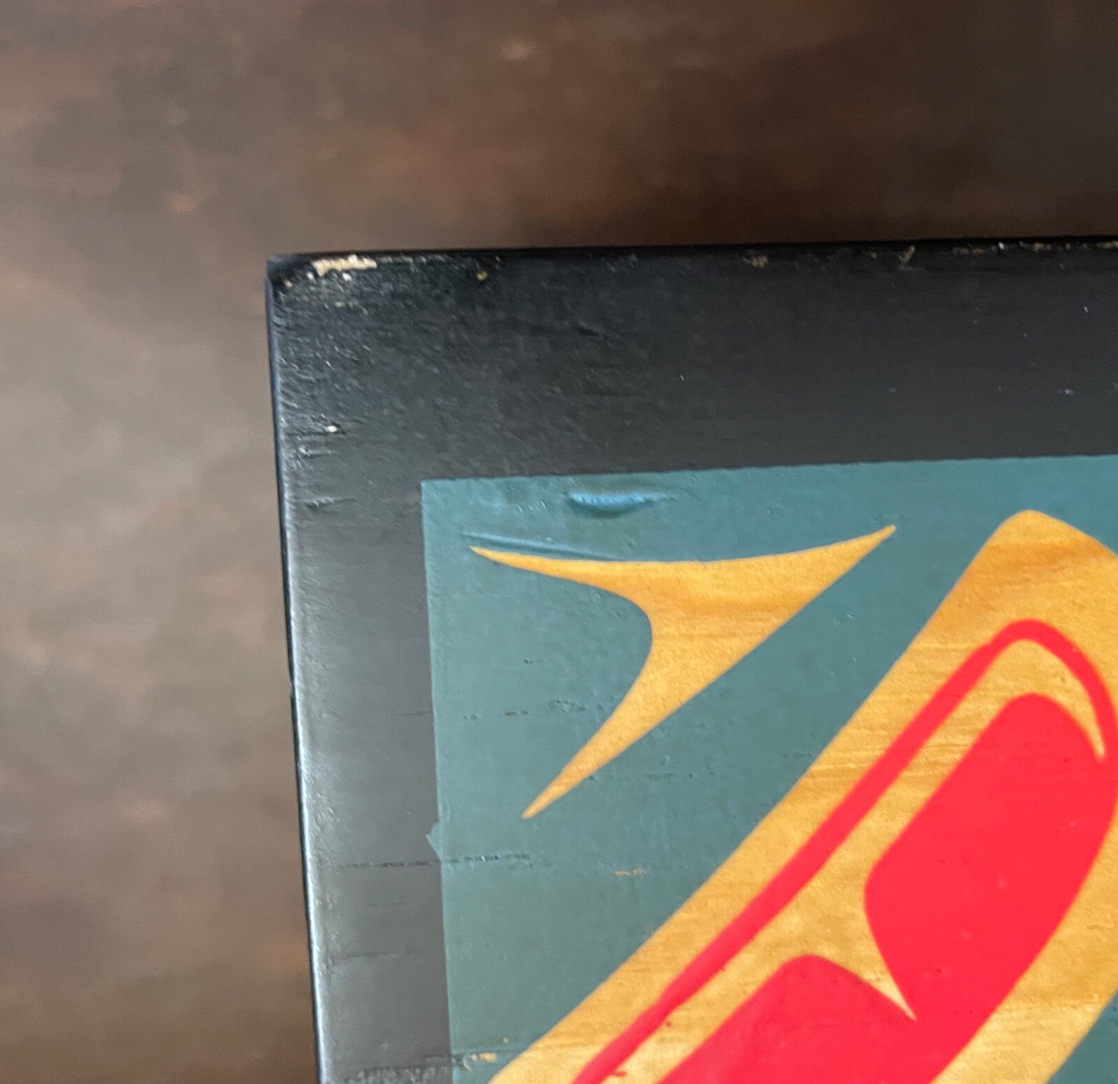 VINTAGE SIGNED CLARENCE A. WELLS NW COAST CANADA INDIAN WOOD BOX