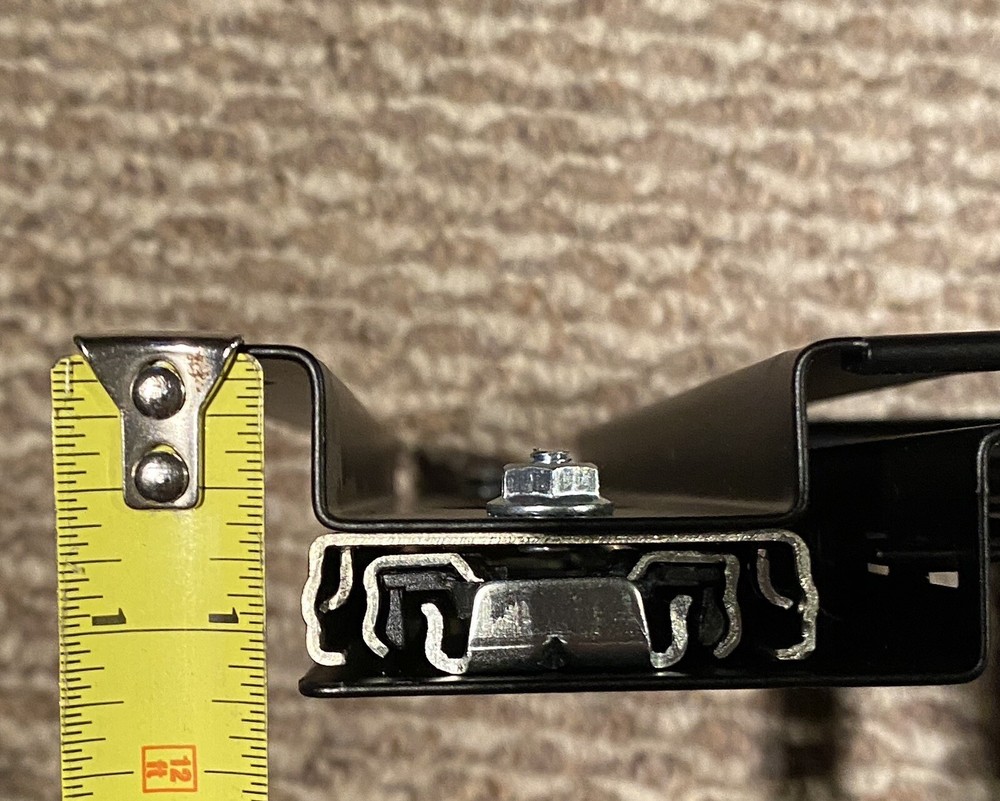 Middle Atlantic Component Storage Sliding Mount Plate for AV Systems, Black