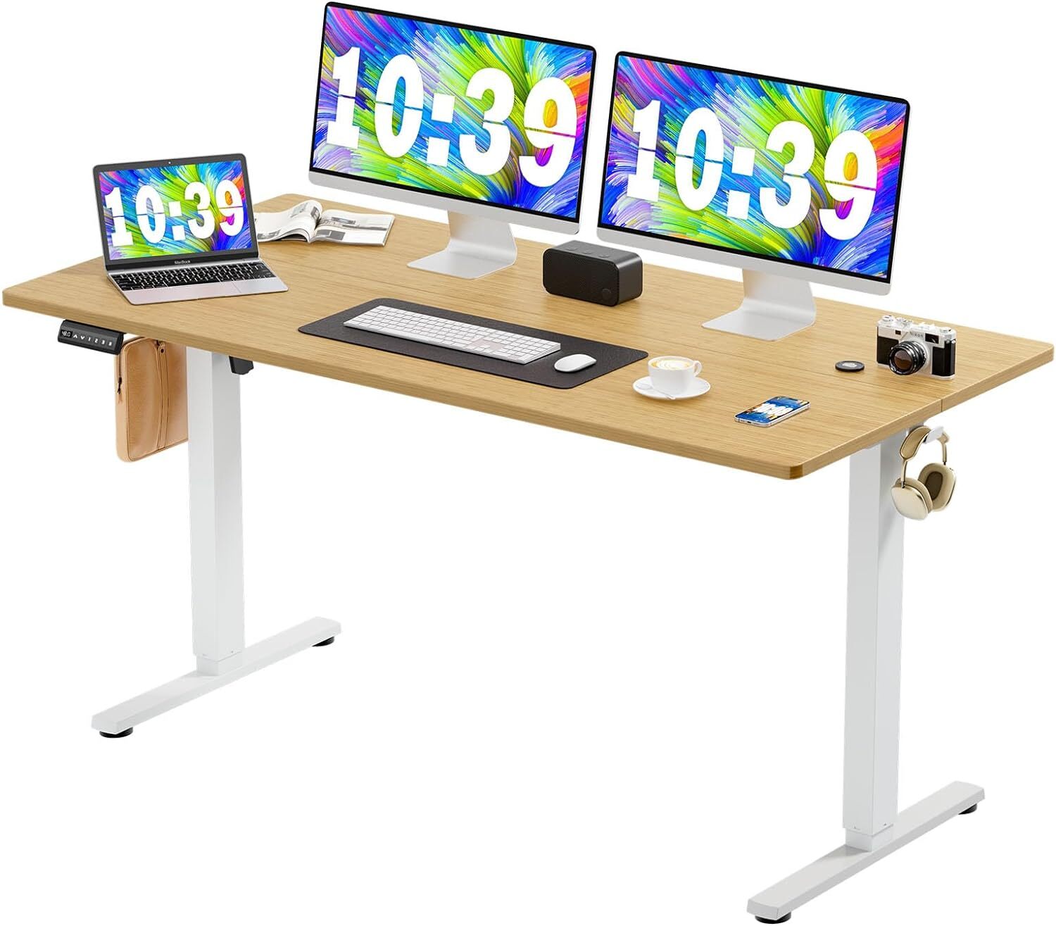 Electric Standing Desk Home Office Height Adjustable Computer Ergonomic Table