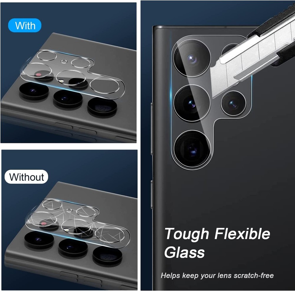 Hydrogel Screen Protector Camera Lens Protector for Samsung S24 Ultra Plus S23