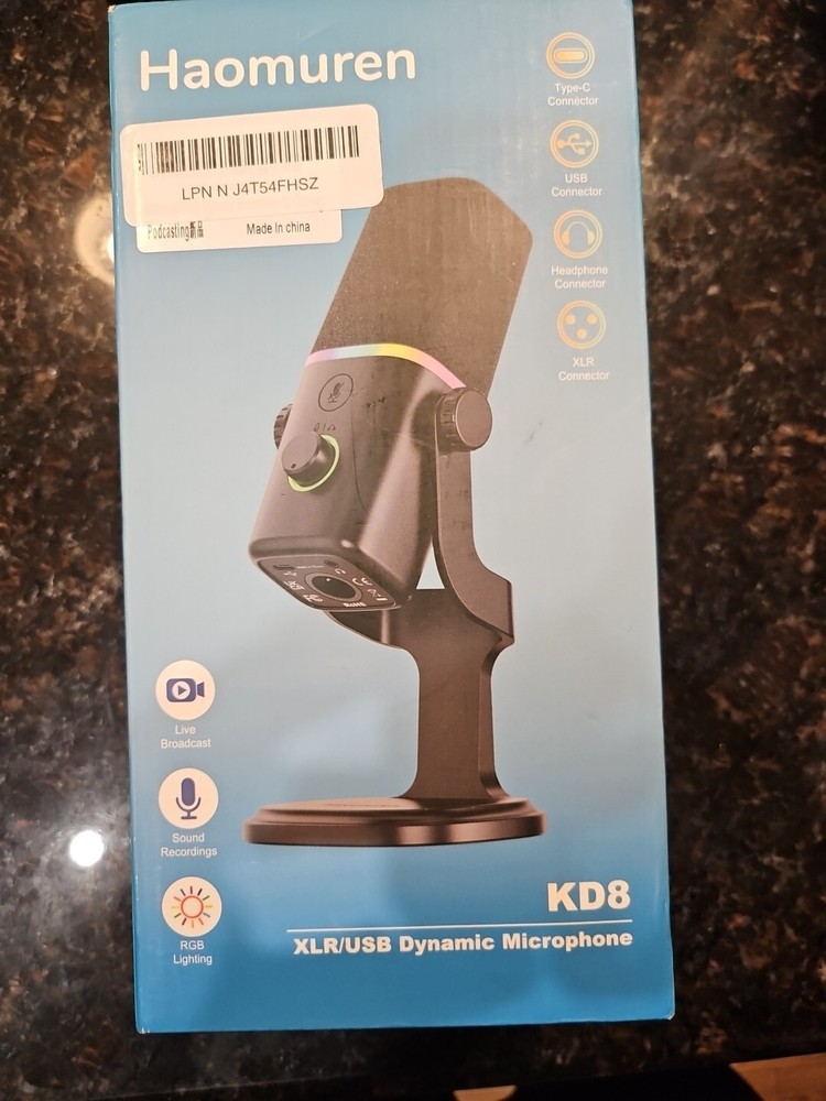 Haomuren KD8 XLR/USB Microphone