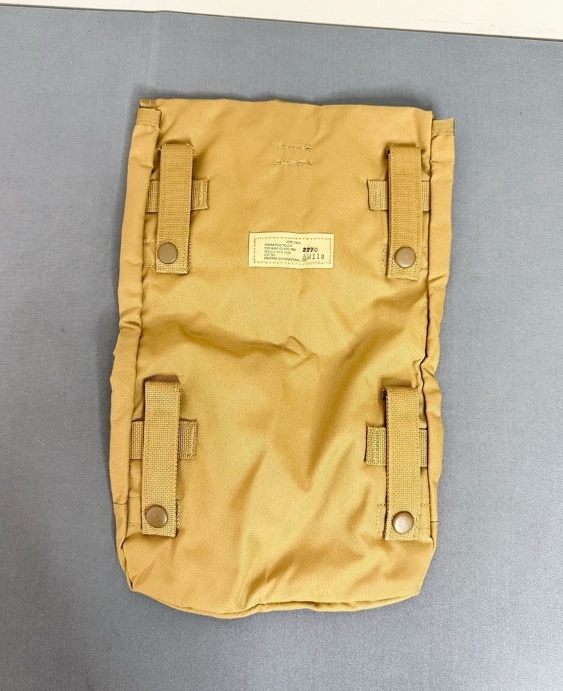 ARMY USMC PACK HYDRATION POUCH 9x14.5 BROWN