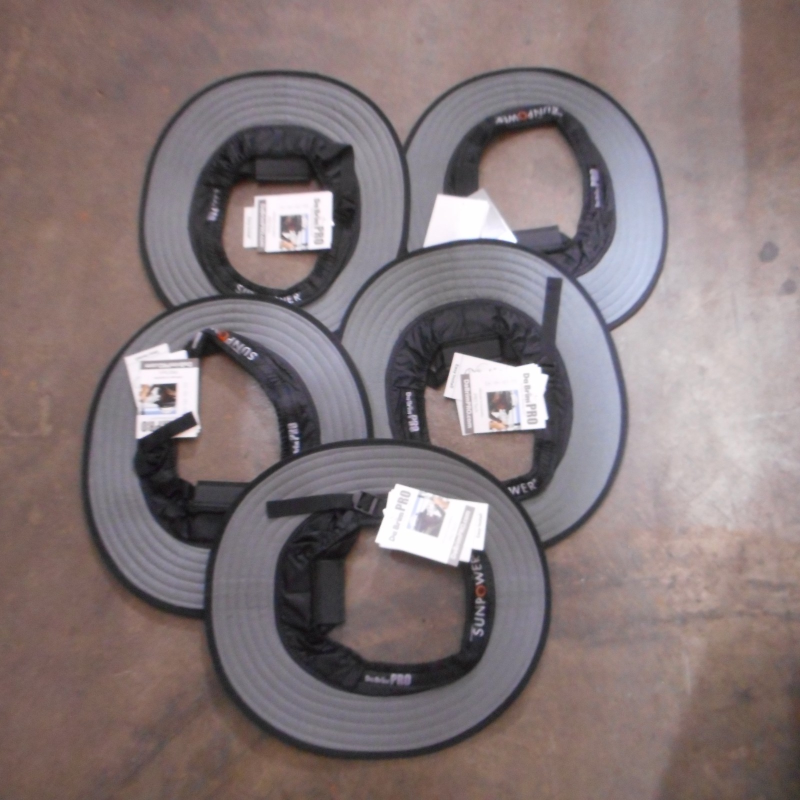 5Pc BaBrim PRO Sun Shield Visor for Bump Style Hard Hat