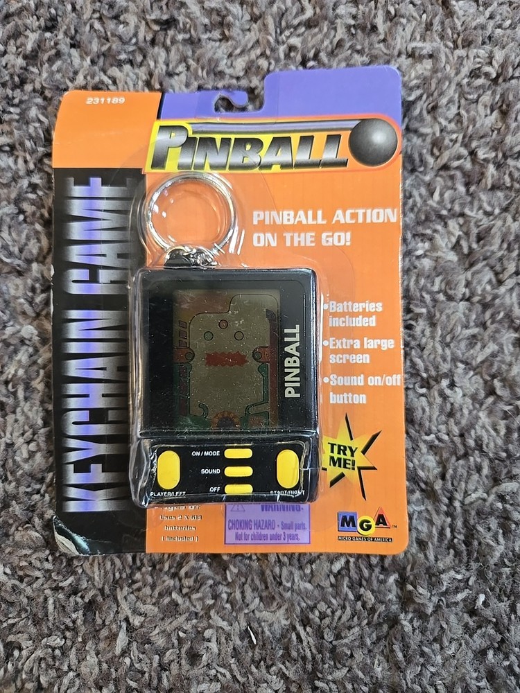 pinball keychain
