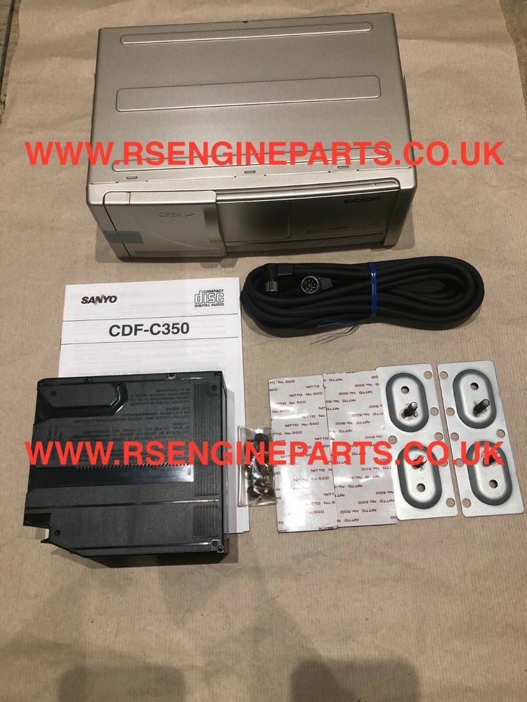 SANYO CDF-C350 Compact Disc Auto Changer Complete Kit In Original Box Quick Post