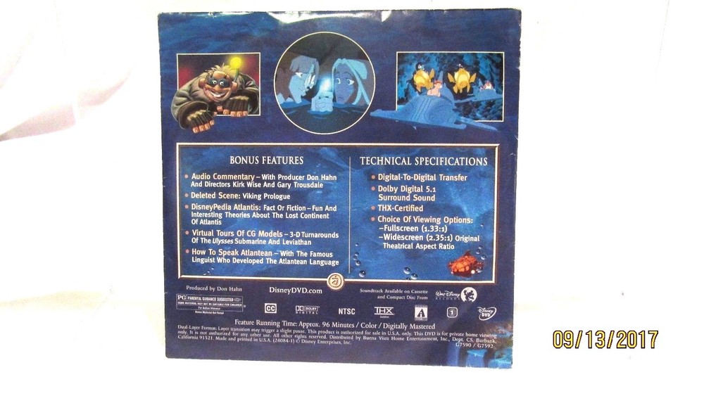Disneys Atlantis The Lost Games CD Rom Software Game Windows Macintosh