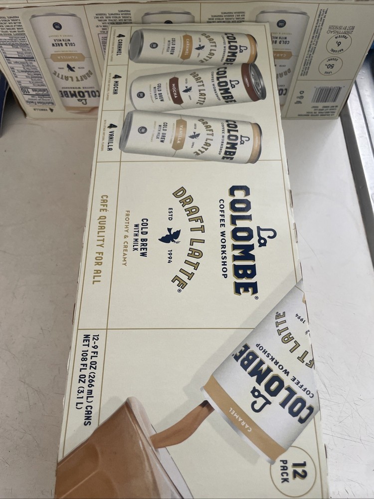La Colombe Draft Latte Cold Brew Coffee 9 fl Oz, 12-Pack