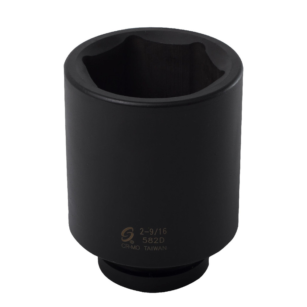 SUNEX TOOLS 582D 1-Inch Drive 2-9/16-Inch Deep Impact Socket