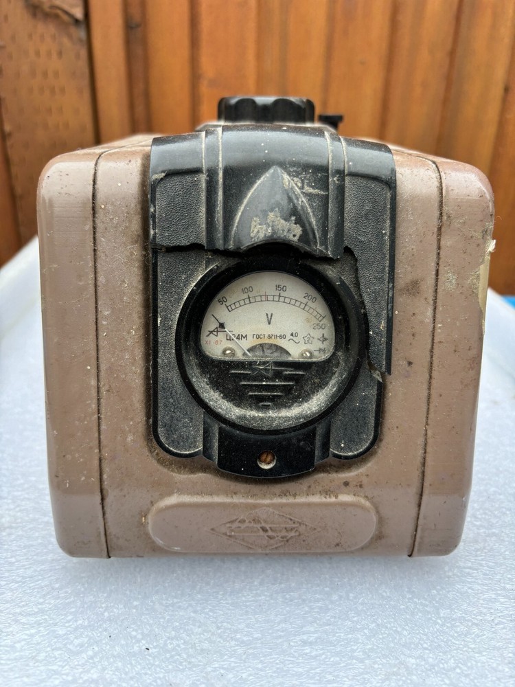 Antique Soviet voltage regulator transformer