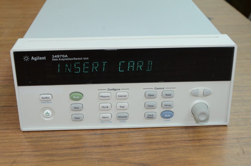 Agilent 34970A Data Acquisition Switch Unit MainFrame Non Working No Errors