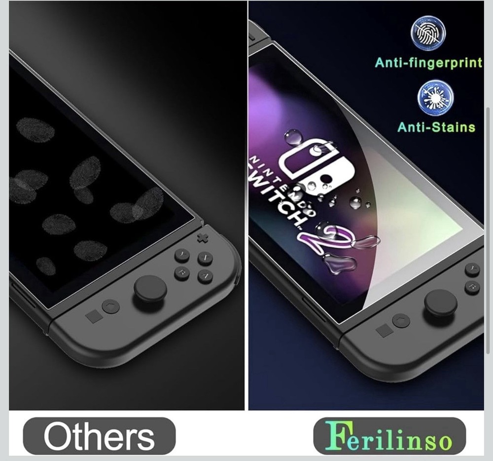 Screen Protector Ferilinso For Switch 2 4 Pack New