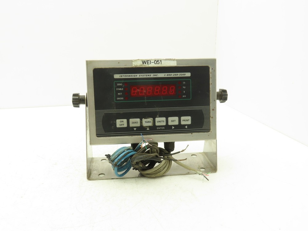Interweigh Systems ISI-99 Digital Scale Readout Indicator Only No Transformer