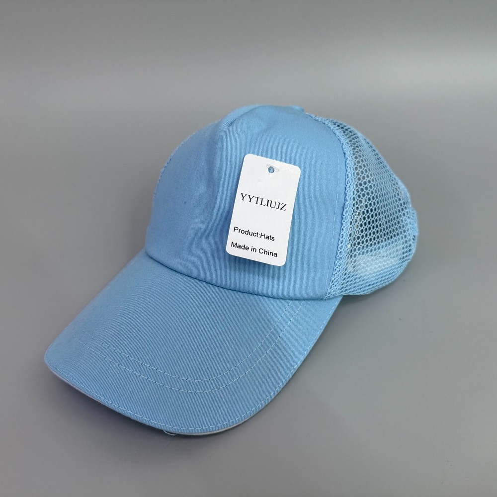YYTLIUJZ Hats, Structured Front Panel Mesh Back Hat with Adjustable Closure