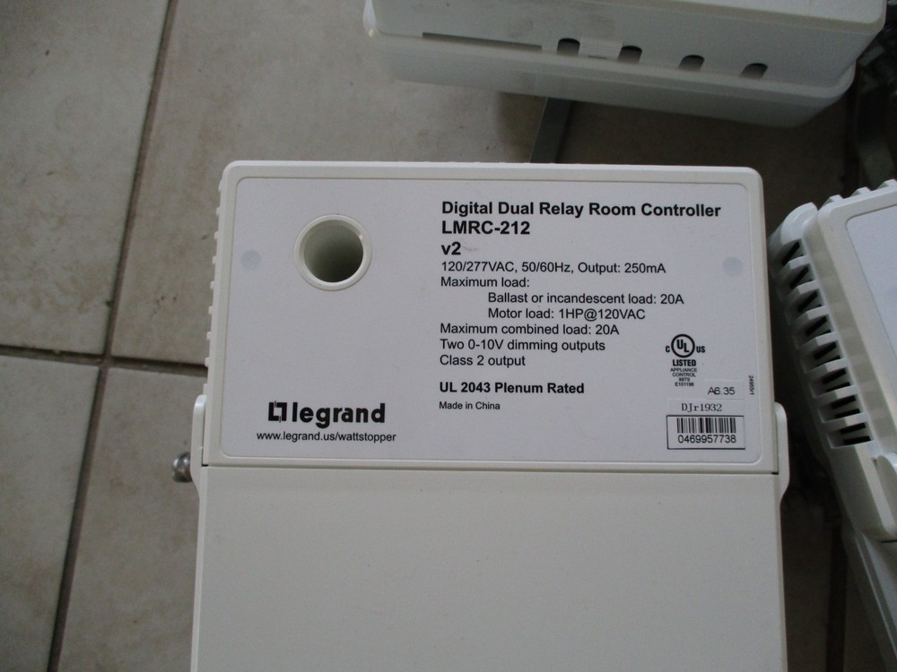 Legrand Digital dual relay room controller LMRC-212 V2 Bundle Set