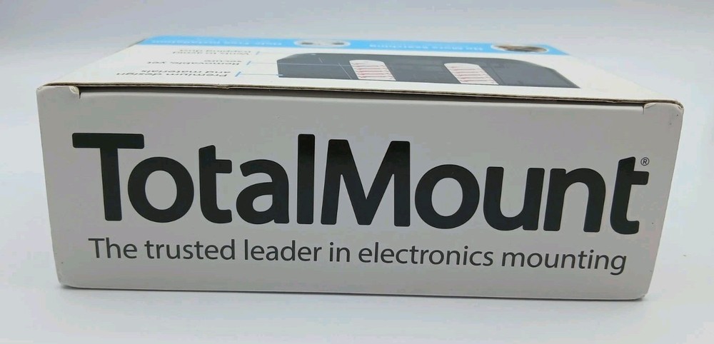 TotalMount Hole-Free Black Removable Remote Holder, No Drilling Needed