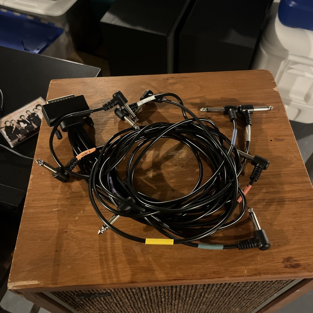 Donner DED-80 Electric Drum Set Audio Cable Replacement 9x Wire Harness - TESTED