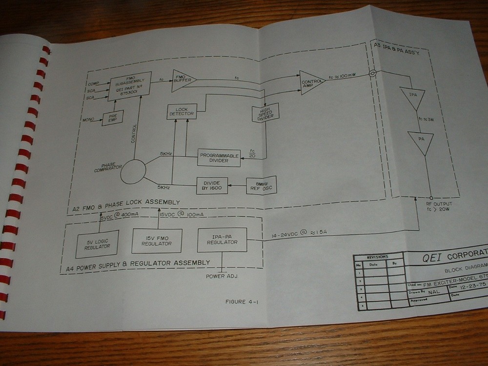 FM Exciter Manual, QEI 675, Ham Radio, Broadcast