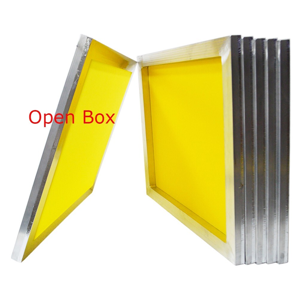 Open Box! Screen Frame Aluminum Pre-Stretched Silk Screen Press Frame w/230 Mesh
