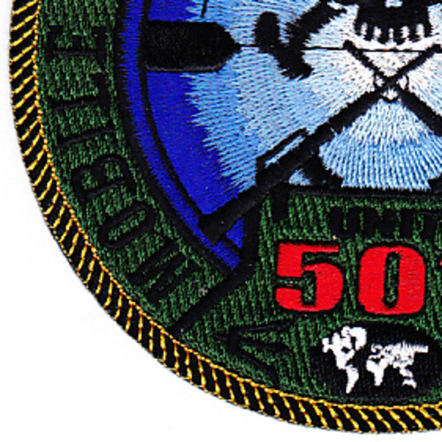 MIUWU-501 Naval Mobile Undersea Warfare Unit Five Zero One Patch