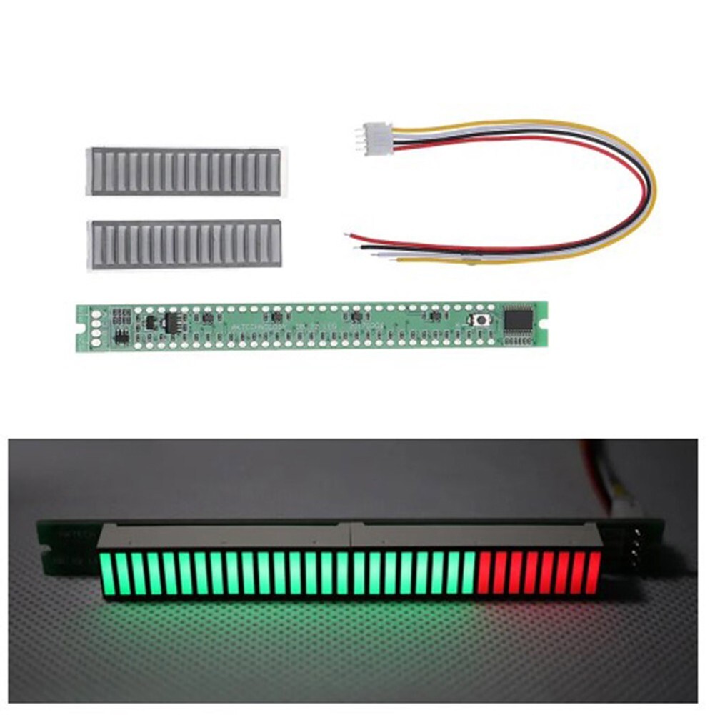 Accurate Level Measurement 32 LED Bars Level Indicator VU Meter For Music Sound