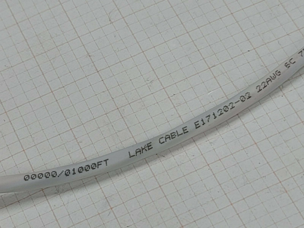 Lake Cable P226C 22/6C Plenum Control/Communications Cable CMP White /100ft