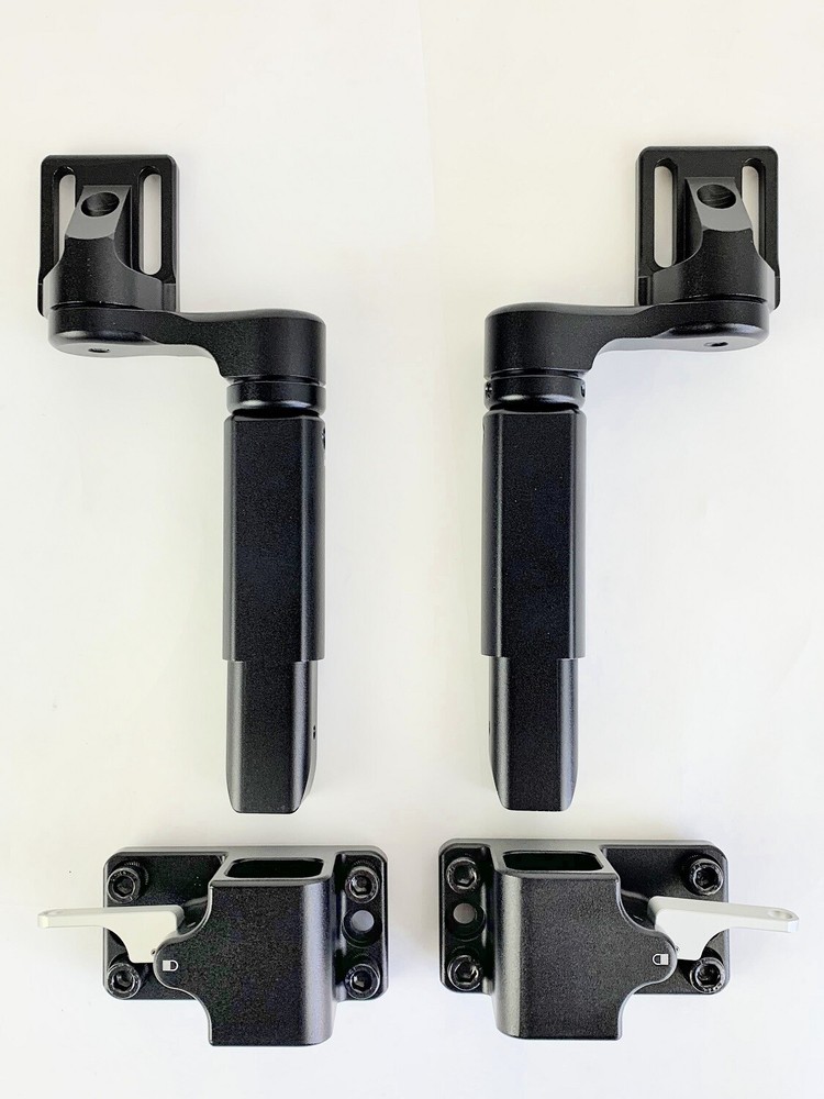 Wheelchair Thigh Hip High Profile Support Brackets Adjustable Pair Right & Left