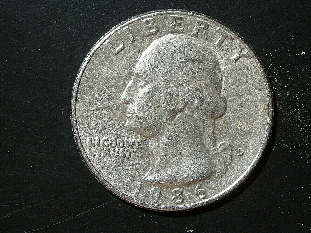 1986-D WASHINGTON QUARTER #3
