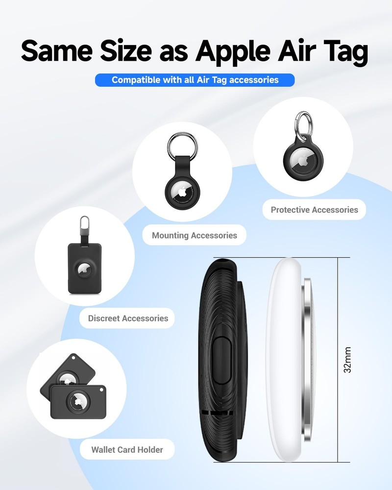 LiTag Duo - Dual System Tracker for iOS or Android, Bluetooth Track... Fast Ship