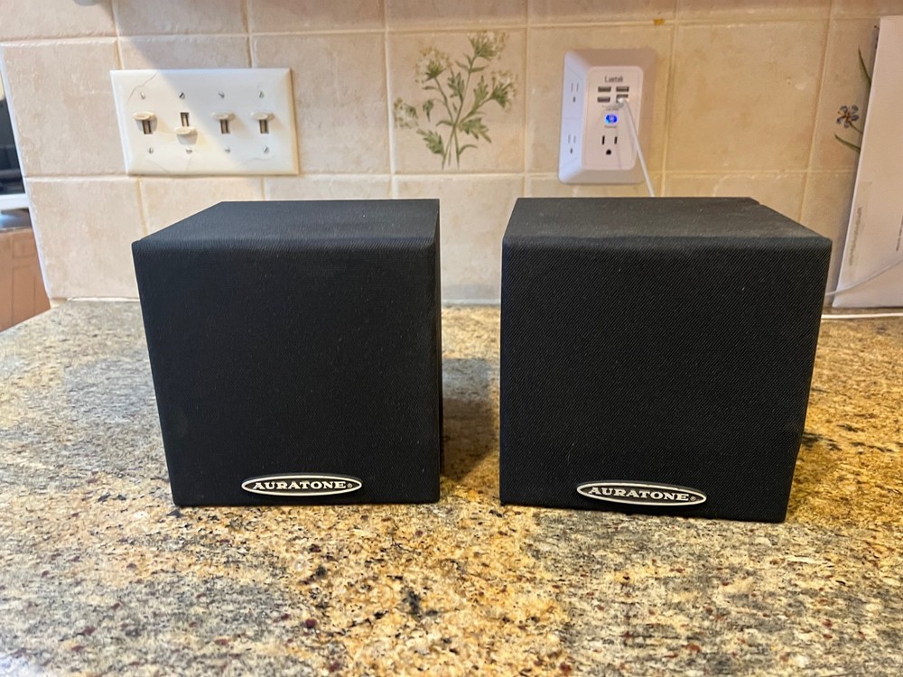 Pair Auratone 5PSC PRIMO-SOUND-CUBE Passive Reference Monitors Speakers