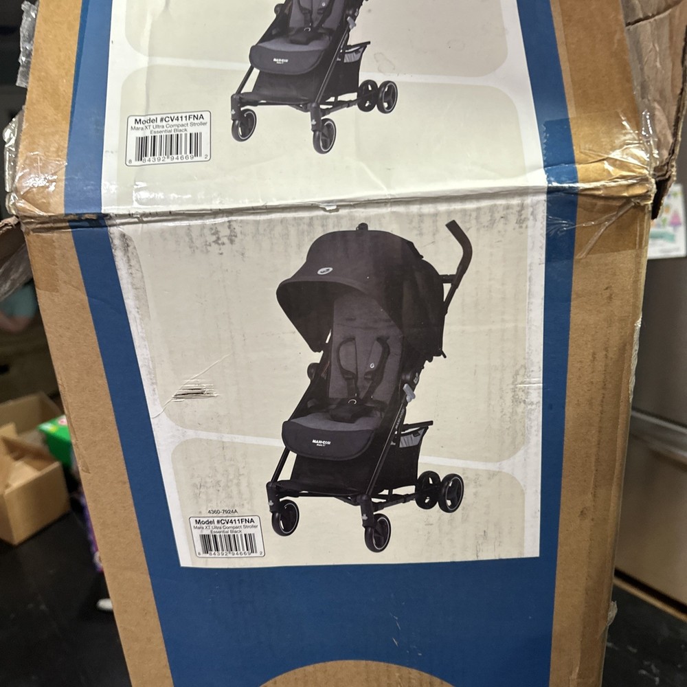 Maxi Cosi Mara XT Ultra Compact Stroller - Essential Black