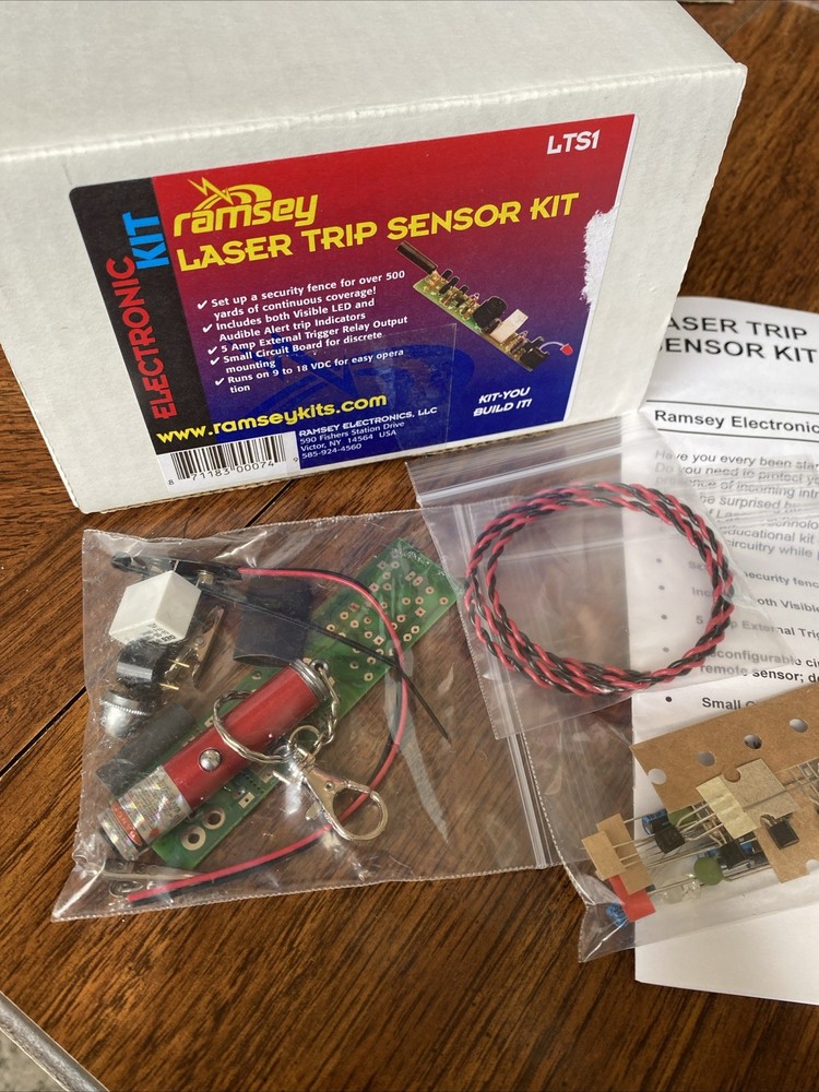 Vintage Ramsey Electronics LTS1 Laser Trip Sensor Kit New Old Stock