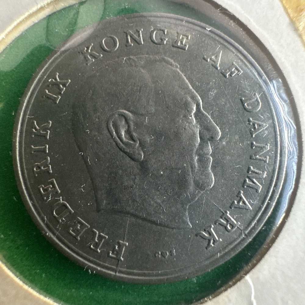 1963 Denmark 1 Krone - World Coin