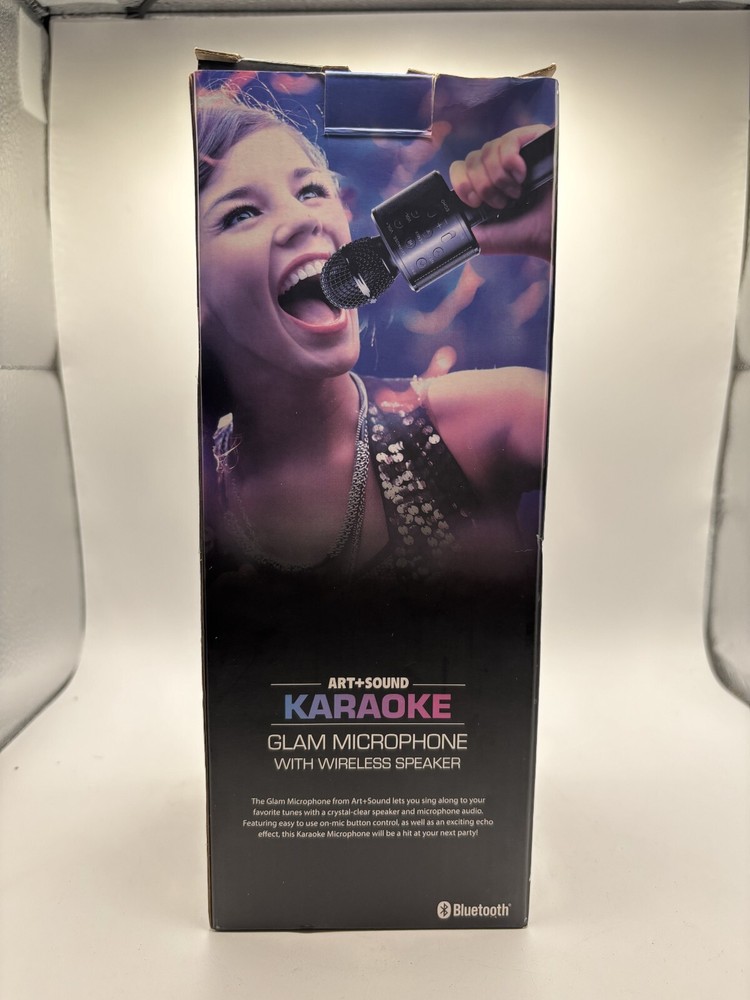 Art + Sound Karaoke Glam Microphone Wireless Speaker