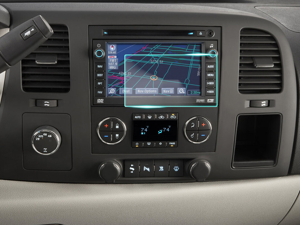 Crystal Clear Screen Protector for 2012 Chevrolet Silverado Vehicle Navigation
