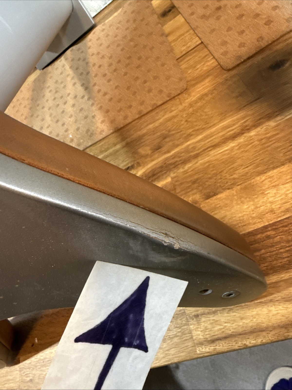 speaker stands pair Metal Wood Base Bookshelf Large Subwoofer Center Channel