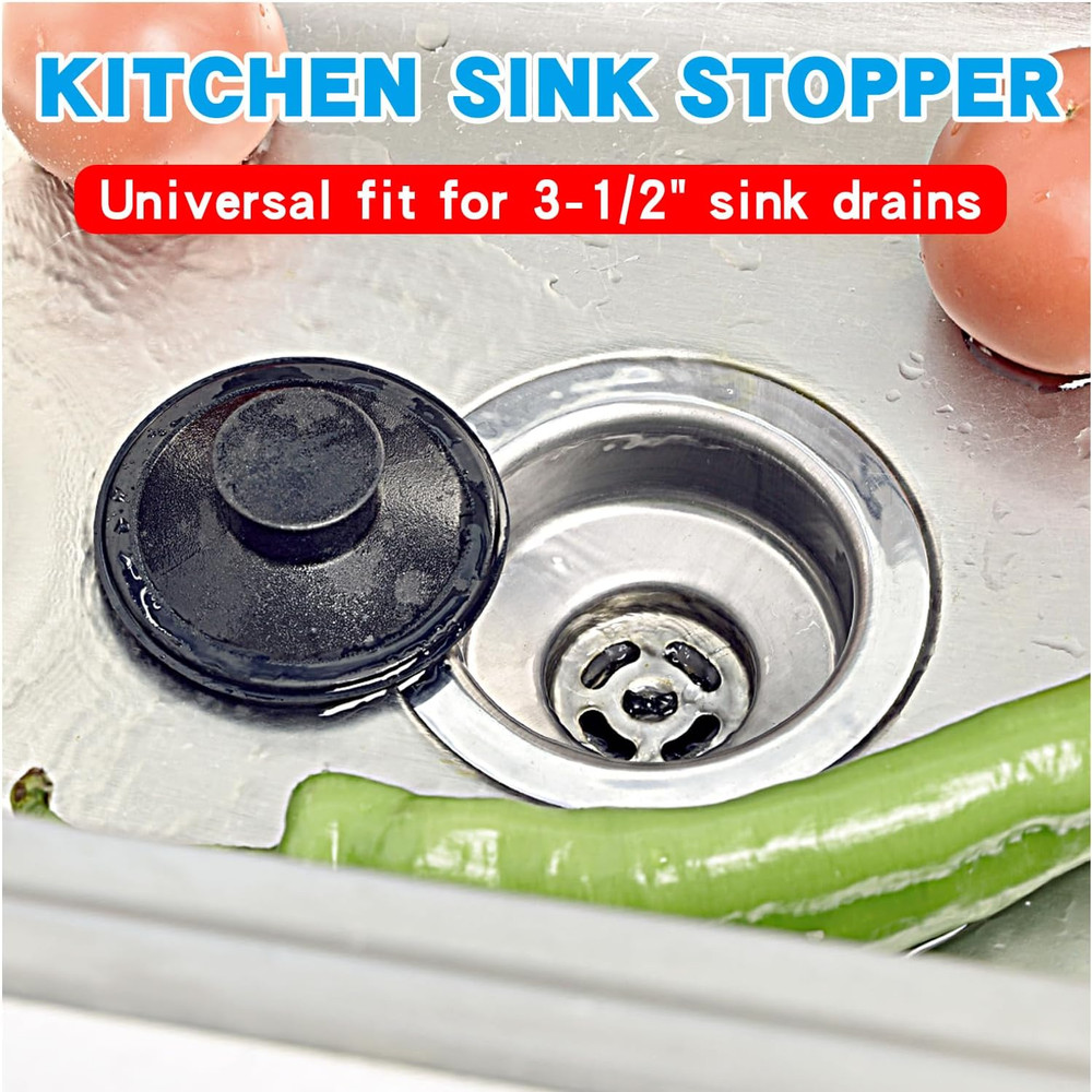 3.5in Kitchen Sink Stopper Universal Garbage Disposal Drain Plug Replacement