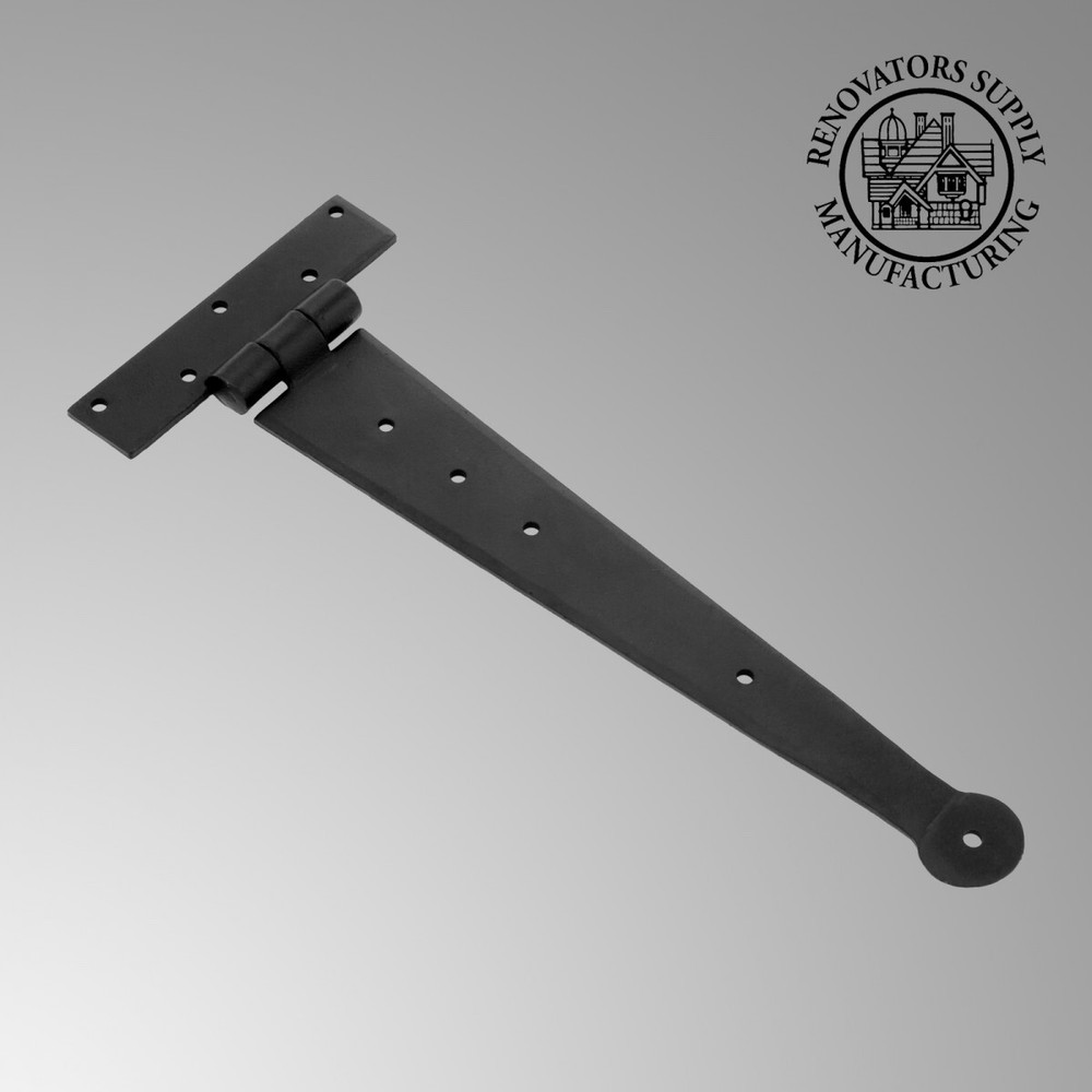 Iron Bean Tee Hinge 12" Black Powder