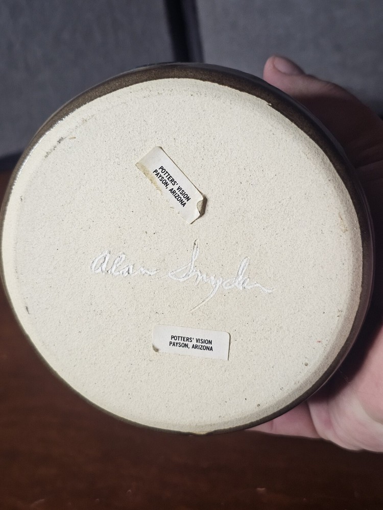 Alan Snyder Ceramic VasePotters Vision Payson AZ
