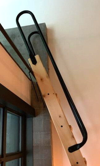 Ladder Hardware Kit - MAKES YOUR LADDER STAND UP! Library Loft Cabin