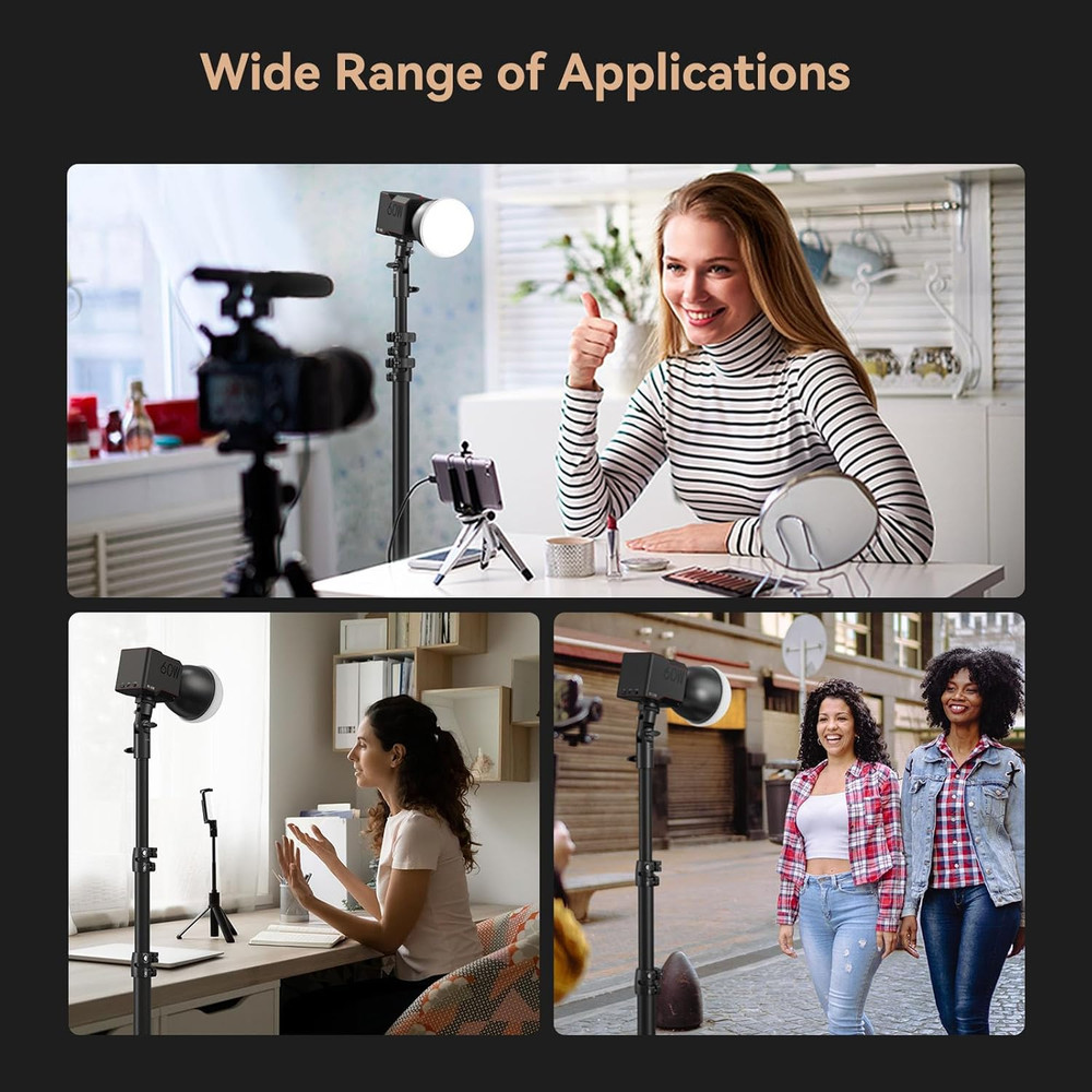 Silicone Diffuser, COB Light Diffuser, Lighting Accessory for RC60 /RC100 COB L