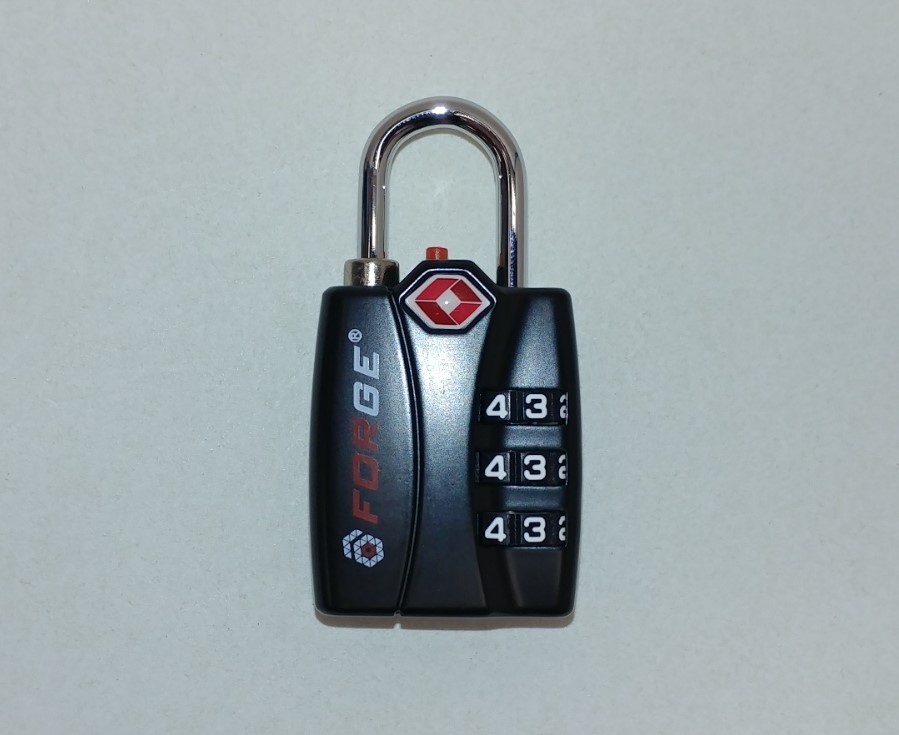 2x Resetable 3 Number Combination TSA Open Alert Indicator Luggage Locks Small