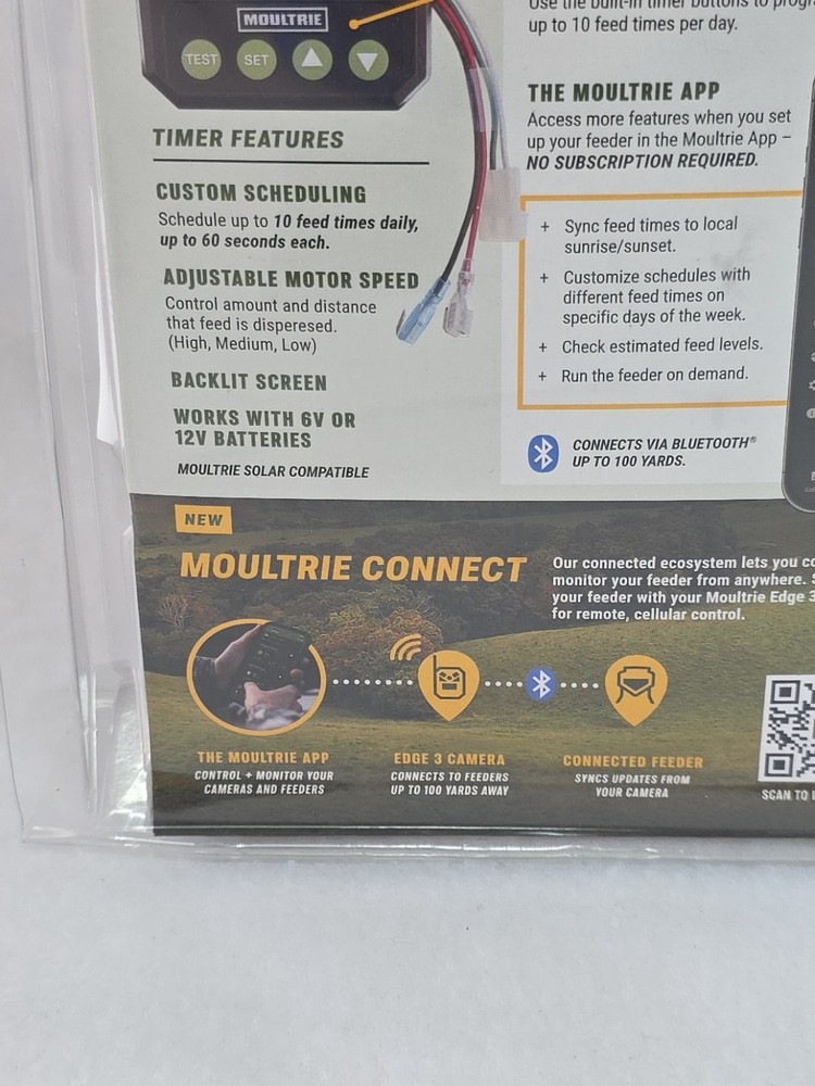 Moultrie Universal Digital Timer III Programmable Feeder Timer Black (MFA-15095)