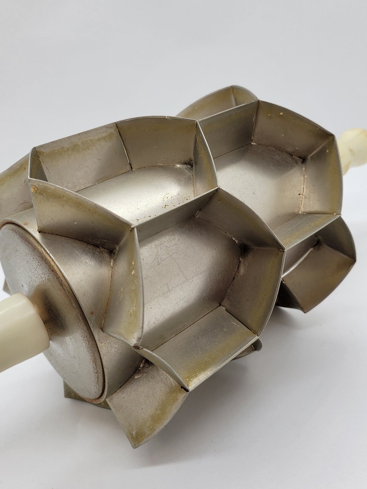 Moline Commercial Rotary Rolling Biscuit Donut Dough Cutter Hexagon Vintage