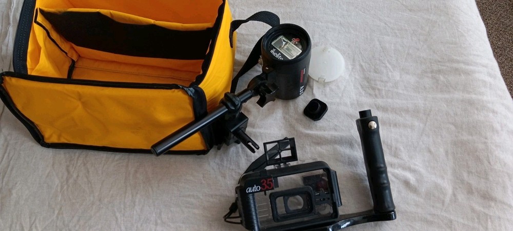 Ikelite Auto 35 System Underwater Camera Housing And Strobe Lite